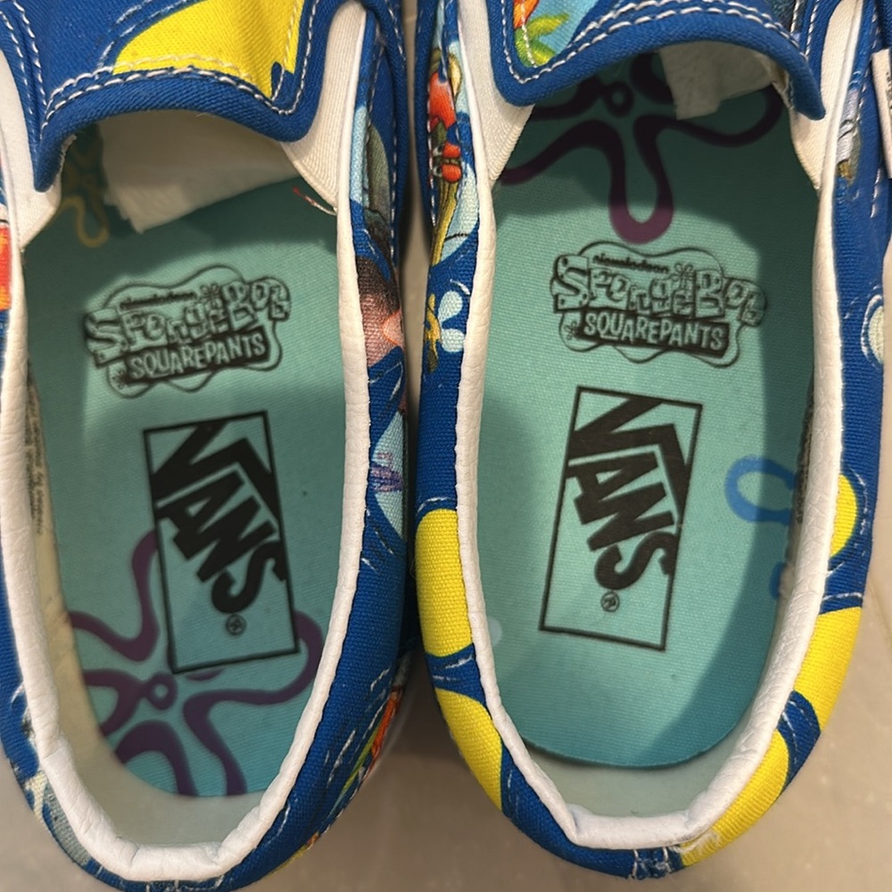 Vans x SpongeBob SquarePants Slip-ons RARE - Picture 8 of 8